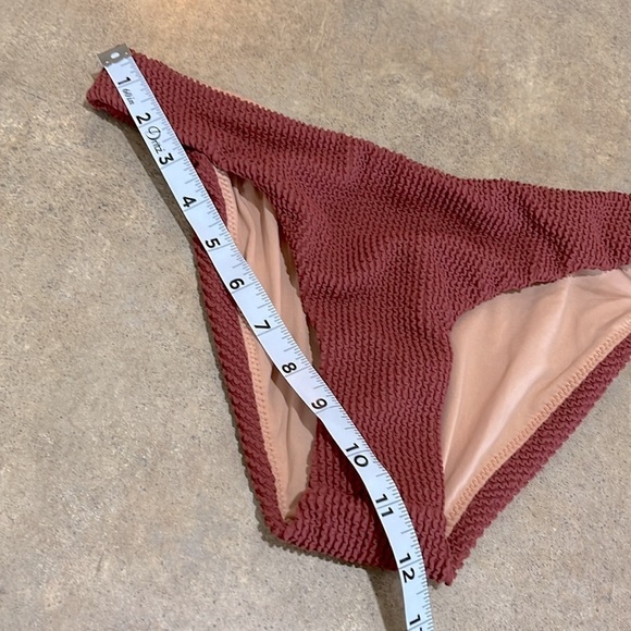 NWT J. Crew Scrunchie Cheeky Curvy Waist bikini bottom Size M - Picture 10 of 10